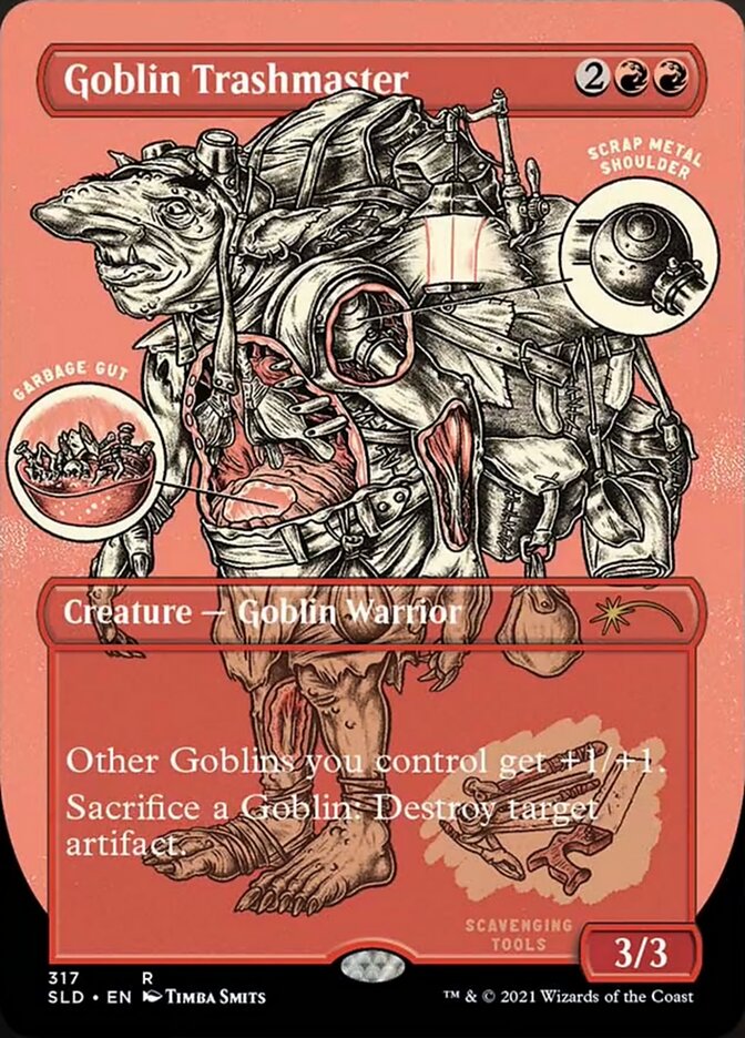 Goblin Trashmaster (Borderless) [Secret Lair Drop Series] | Gam3 Escape