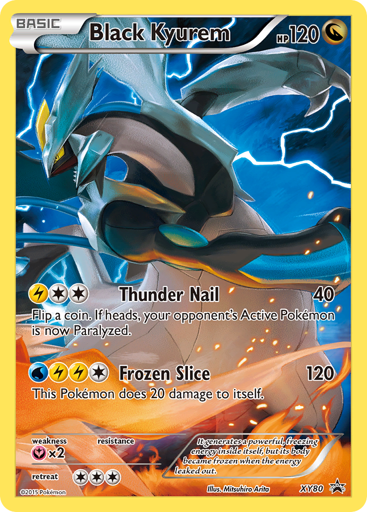 Black Kyurem (XY80) (Full Art Promo) [XY: Black Star Promos] | Gam3 Escape