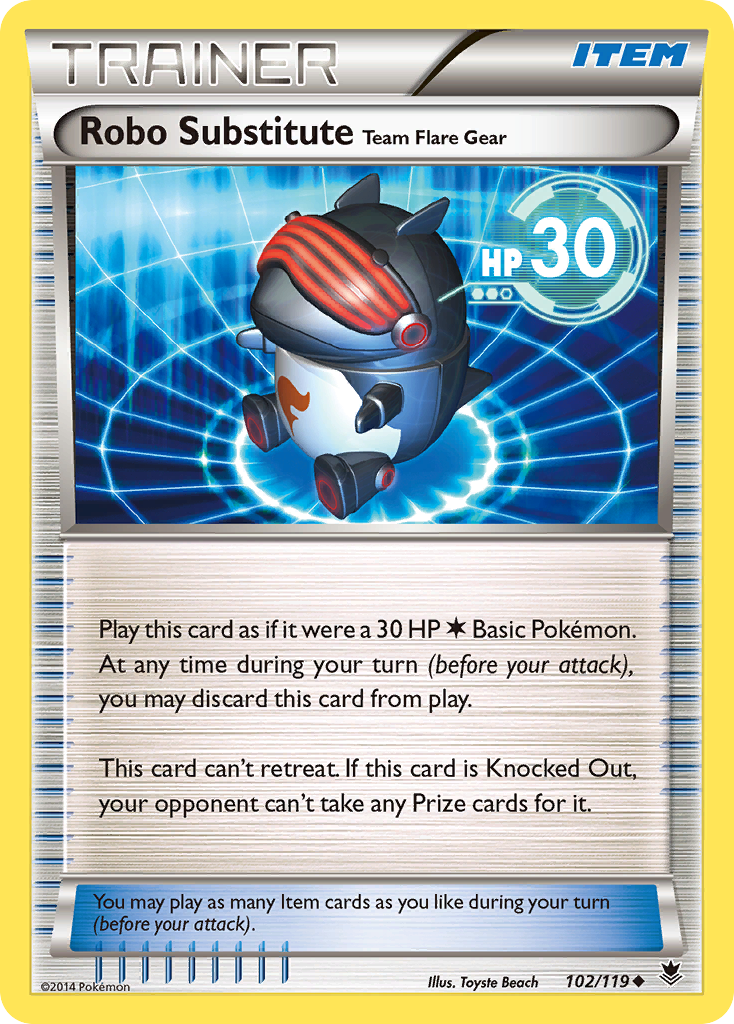 Robo Substitute Team Flare Gear (102/119) [XY: Phantom Forces] | Gam3 Escape