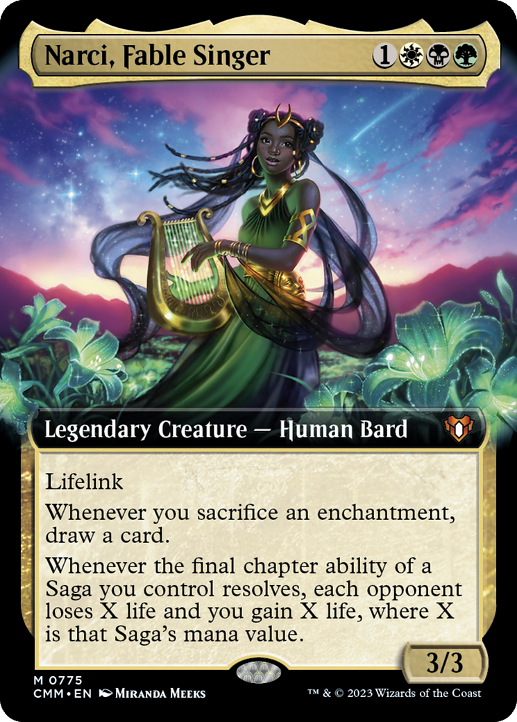 Narci, Fable Singer (Extended Art) [Commander Masters] | Gam3 Escape