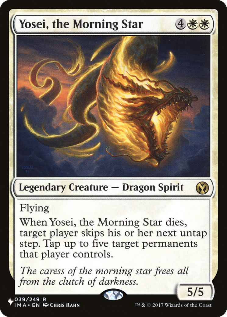 Yosei, the Morning Star [The List Reprints] | Gam3 Escape