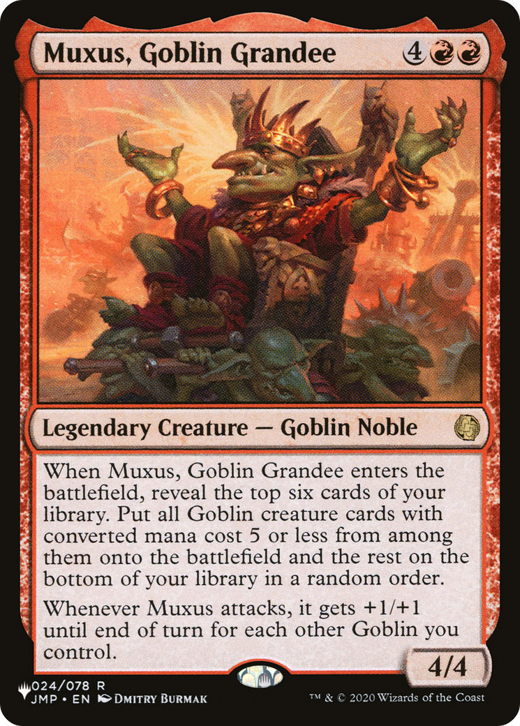 Muxus, Goblin Grandee [The List Reprints] | Gam3 Escape