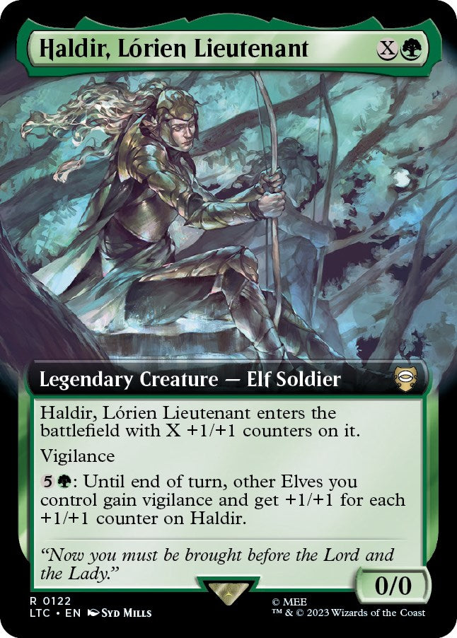 Haldir, Lorien Lieutenant (Extended Art) [The Lord of the Rings: Tales of Middle-Earth Commander] | Gam3 Escape