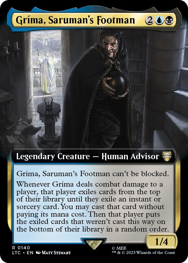 Grima, Saruman's Footman (Extended Art) [The Lord of the Rings: Tales of Middle-Earth Commander] | Gam3 Escape