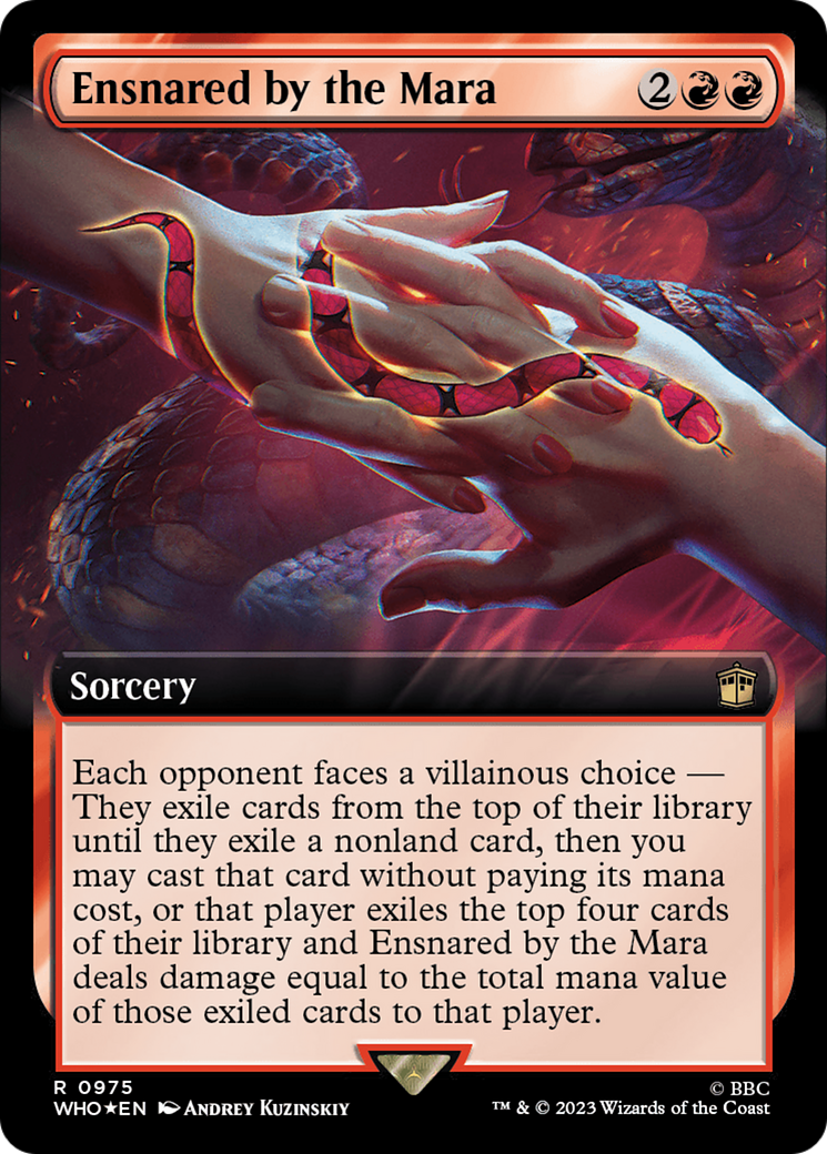 Ensnared by the Mara (Extended Art) (Surge Foil) [Doctor Who] | Gam3 Escape