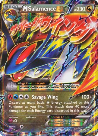 M Salamence EX (XY171) (Jumbo Card) [XY: Black Star Promos] | Gam3 Escape