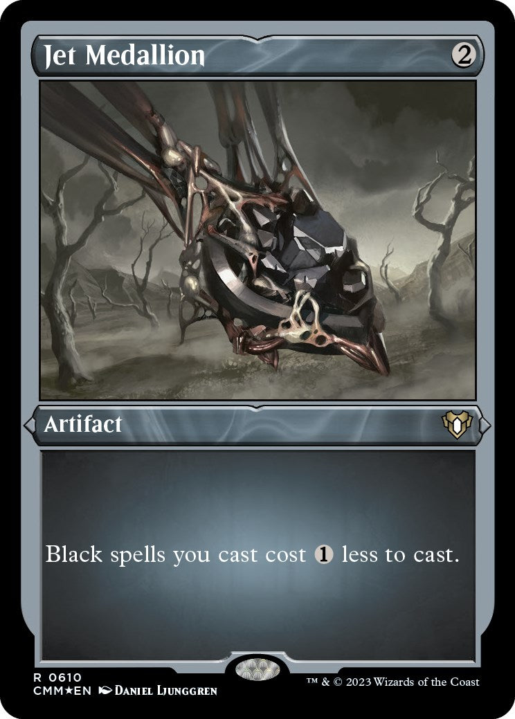 Jet Medallion (Foil Etched) [Commander Masters] | Gam3 Escape