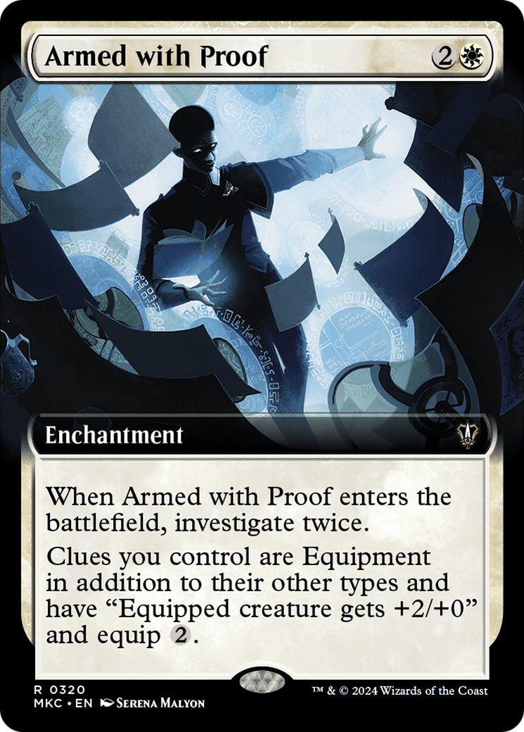 Armed with Proof (Extended Art) [Murders at Karlov Manor Commander] | Gam3 Escape