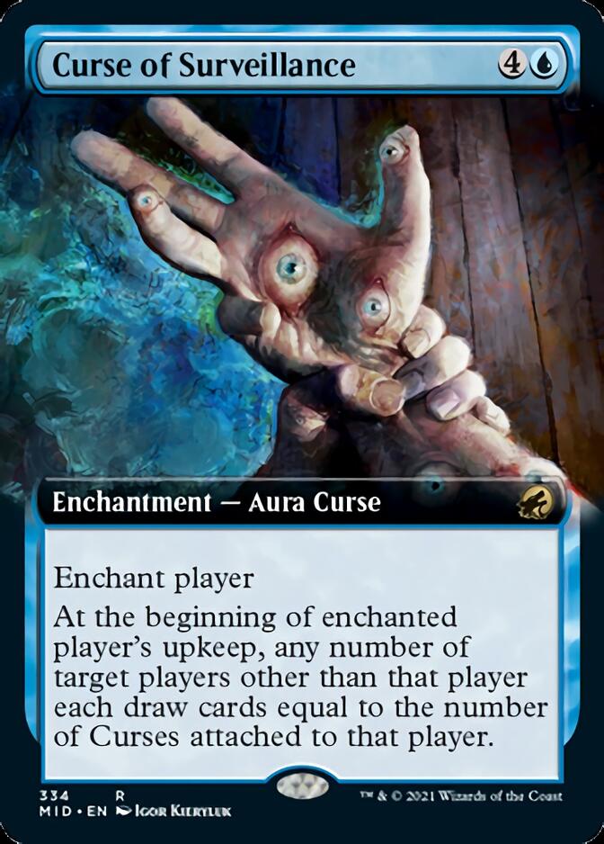 Curse of Surveillance (Extended Art) [Innistrad: Midnight Hunt] | Gam3 Escape