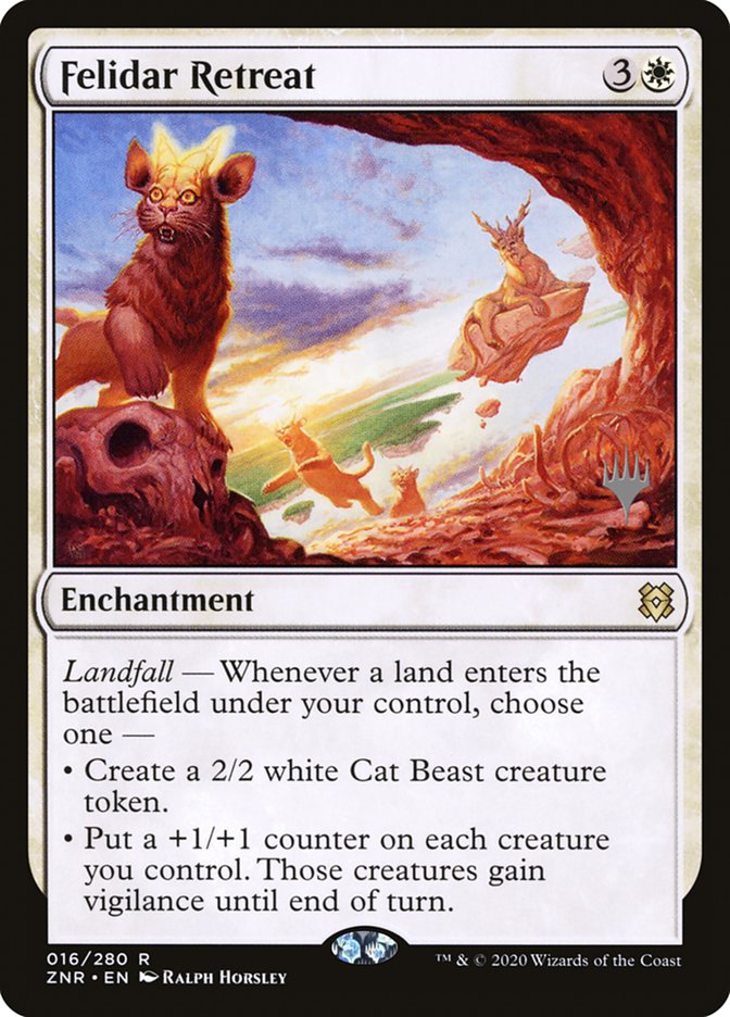 Felidar Retreat (Promo Pack) [Zendikar Rising Promos] | Gam3 Escape