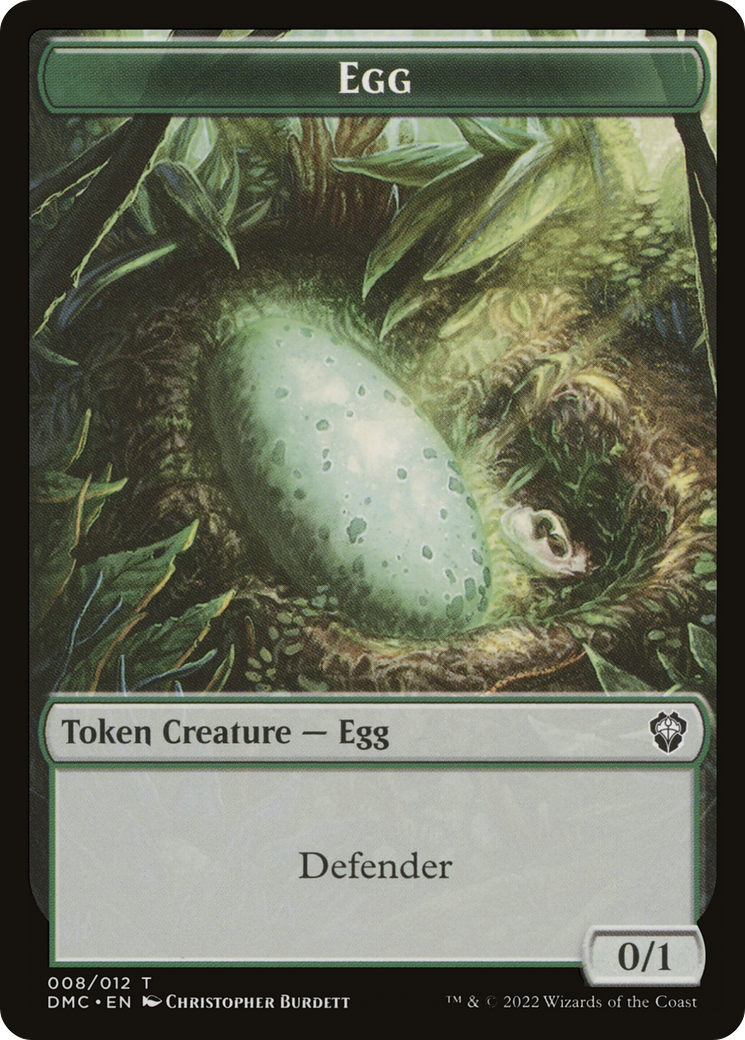 Treasure // Egg Double-Sided Token [Secret Lair Drop Series] | Gam3 Escape