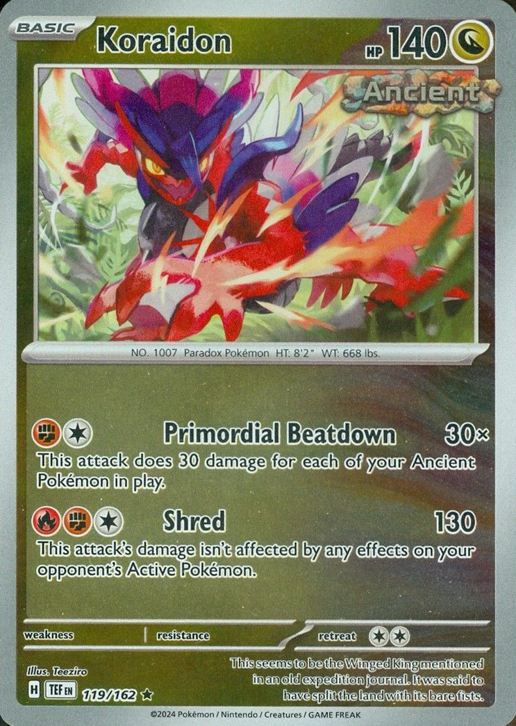 Koraidon (119/162) [Scarlet & Violet: Temporal Forces] | Gam3 Escape