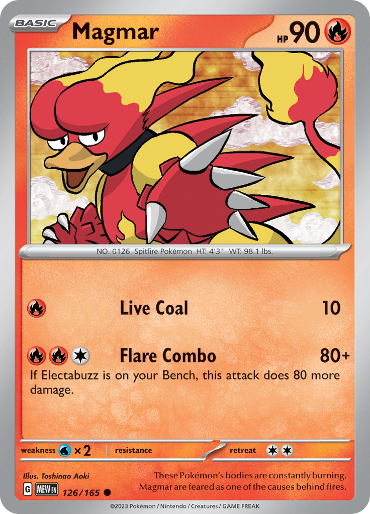 Magmar (126/165) [Scarlet & Violet: 151] | Gam3 Escape