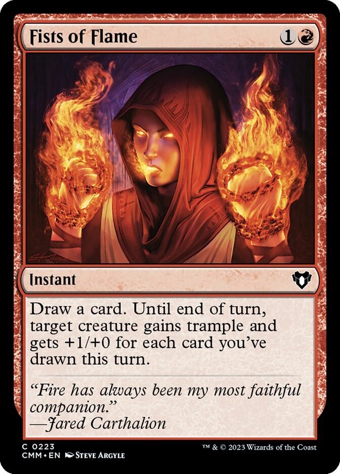 Fists of Flame [Commander Masters] | Gam3 Escape