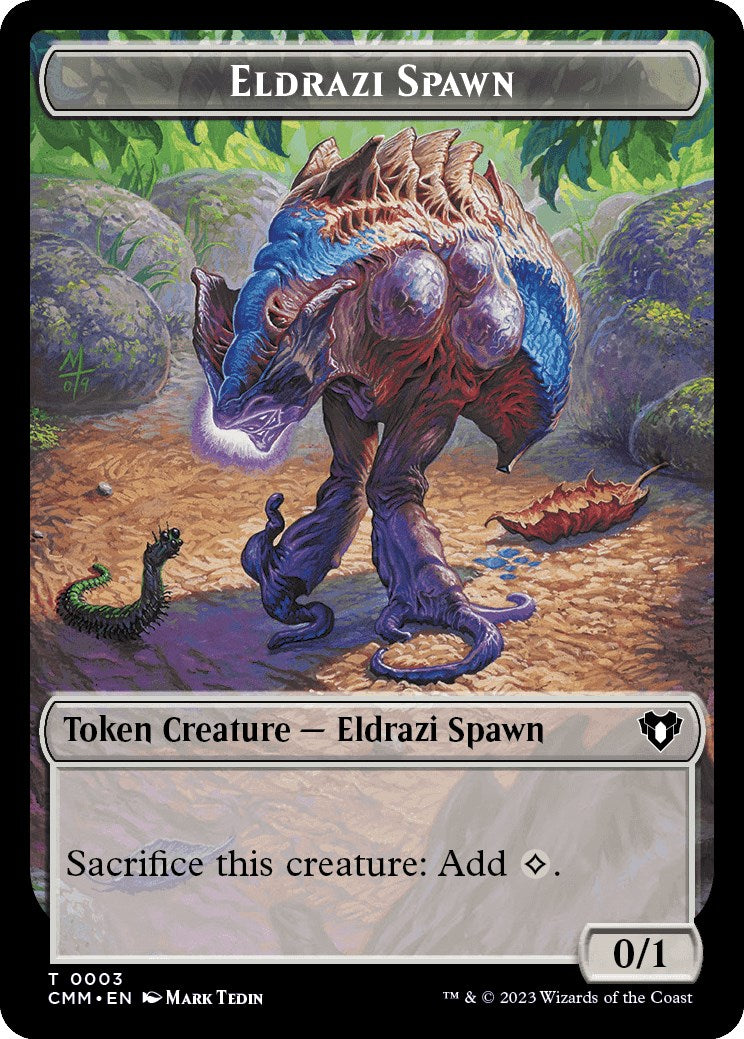 Eldrazi Spawn // Phyrexian Germ Double-Sided Token [Commander Masters Tokens] | Gam3 Escape