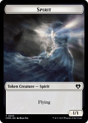 Spirit (0010) // Drake Double-Sided Token [Commander Masters Tokens] | Gam3 Escape