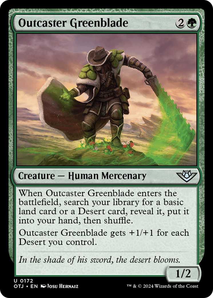 Outcaster Greenblade [Outlaws of Thunder Junction] | Gam3 Escape