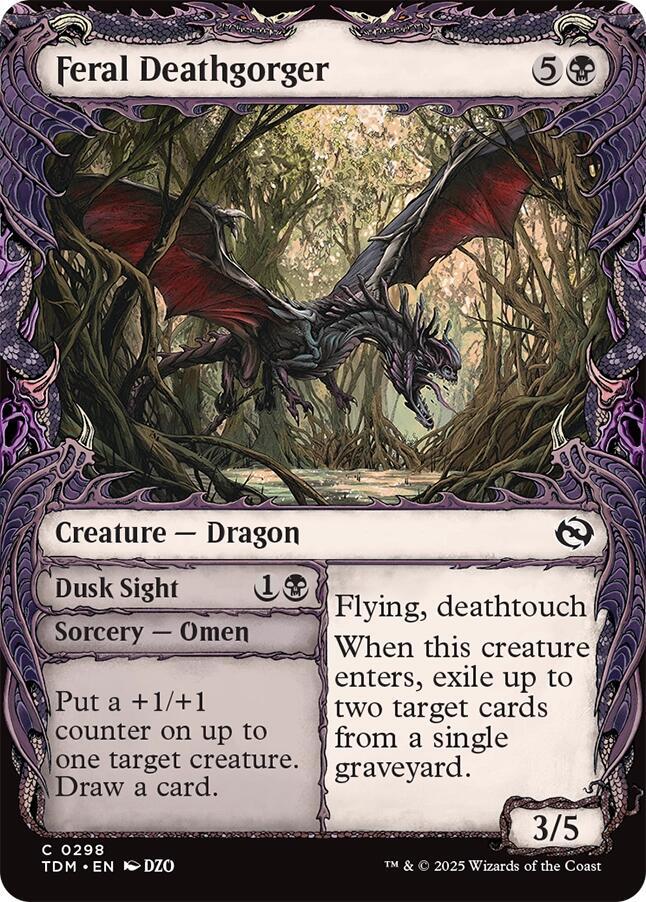 Feral Deathgorger (Showcase) [Tarkir: Dragonstorm] | Gam3 Escape