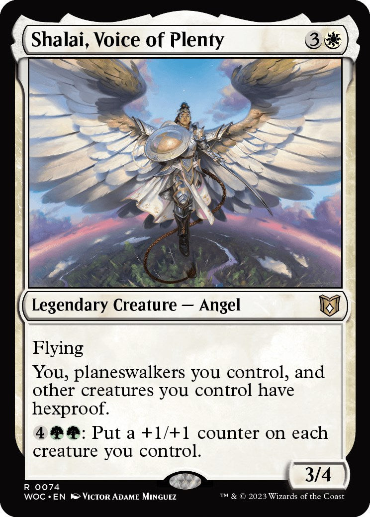 Shalai, Voice of Plenty [Wilds of Eldraine Commander] | Gam3 Escape