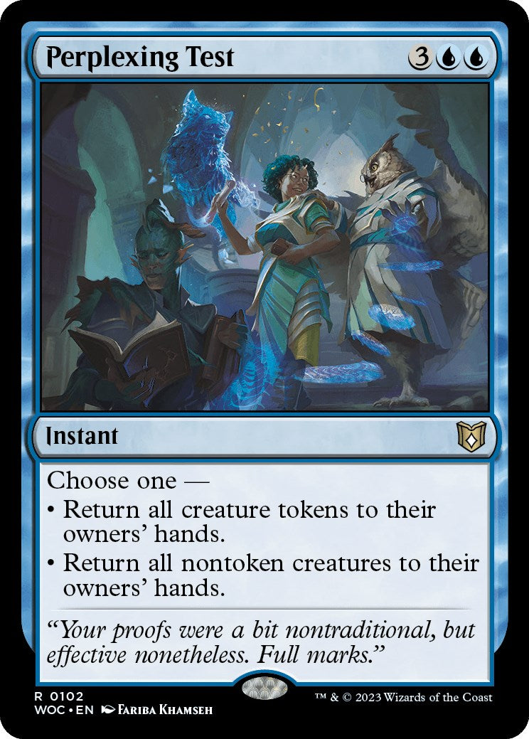 Perplexing Test [Wilds of Eldraine Commander] | Gam3 Escape