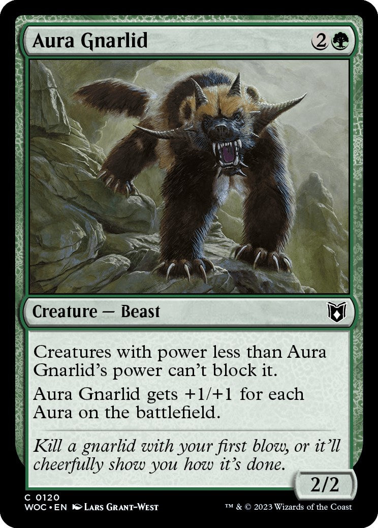 Aura Gnarlid [Wilds of Eldraine Commander] | Gam3 Escape