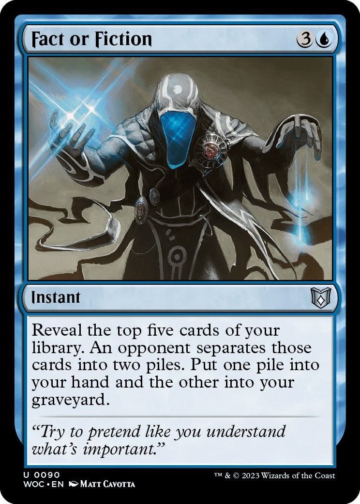 Fact or Fiction [Wilds of Eldraine Commander] | Gam3 Escape