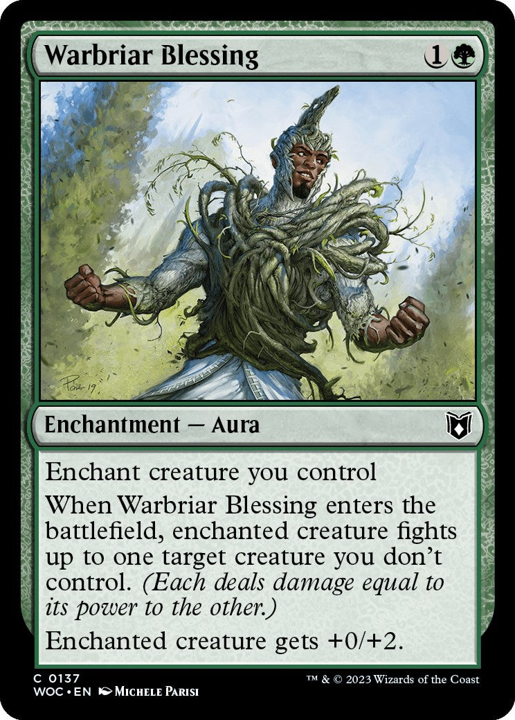 Warbriar Blessing [Wilds of Eldraine Commander] | Gam3 Escape