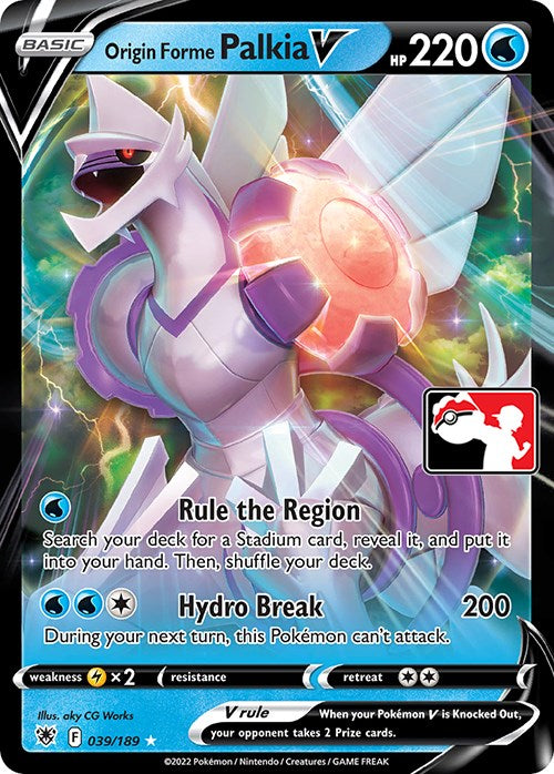 Origin Forme Palkia V (039/189) [Prize Pack Series Three] | Gam3 Escape