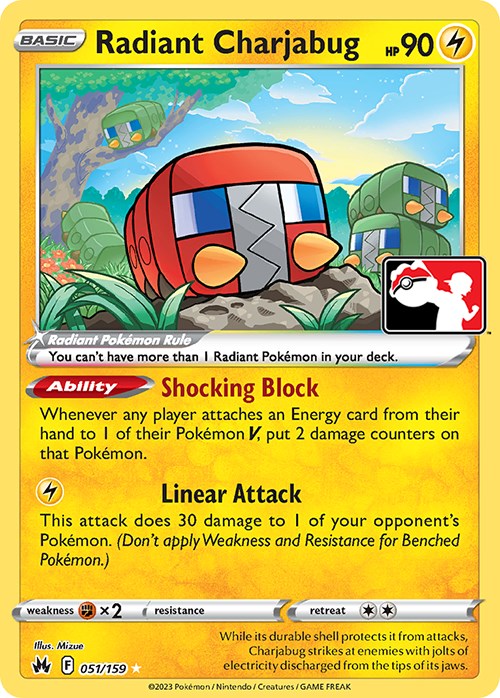 Radiant Charjabug (051/159) [Prize Pack Series Three] | Gam3 Escape