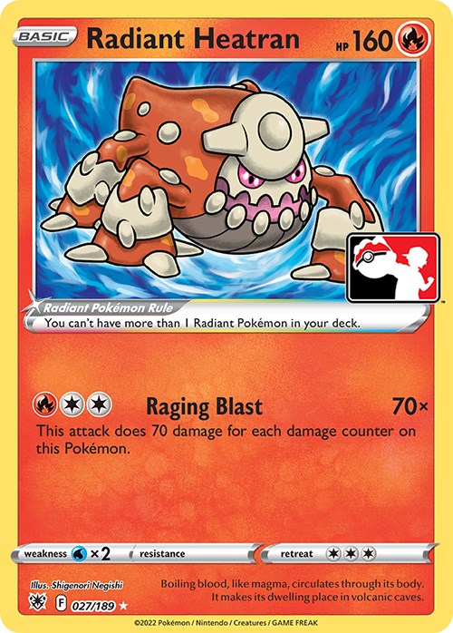 Radiant Heatran (027/189) [Prize Pack Series Three] | Gam3 Escape