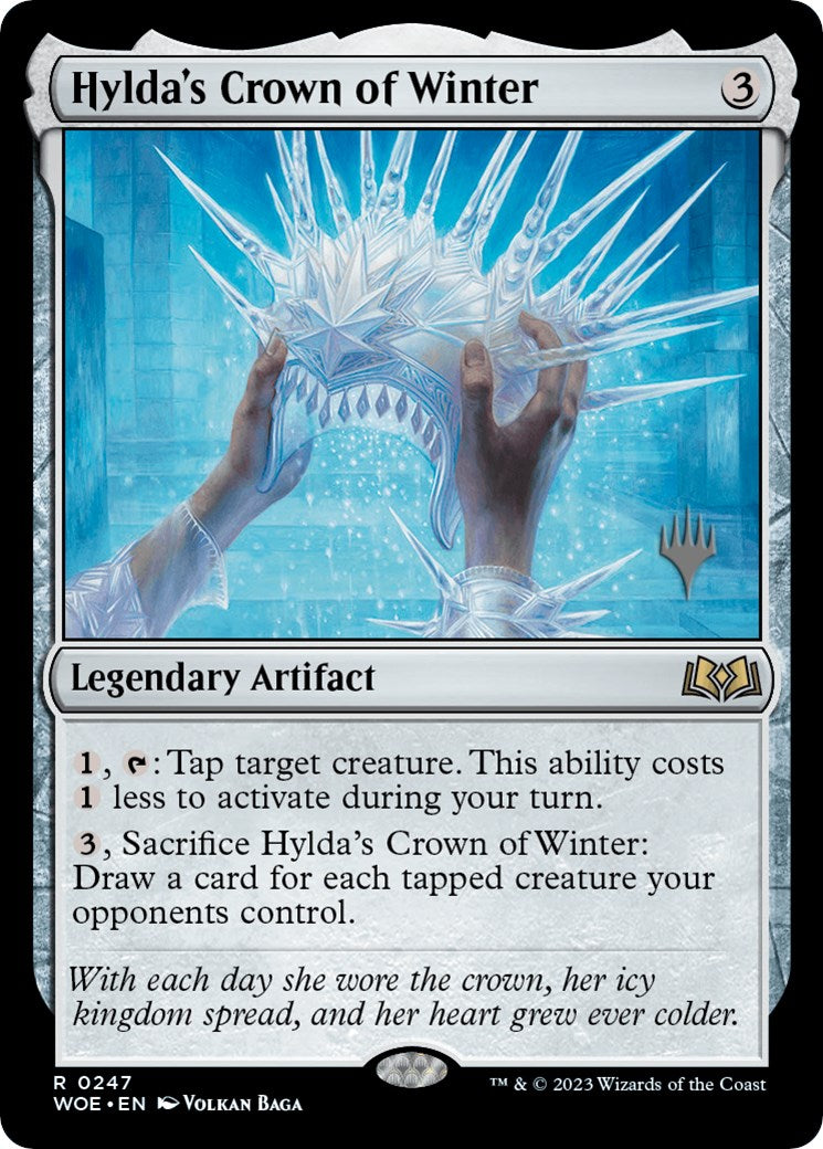 Hylda's Crown of Winter (Promo Pack) [Wilds of Eldraine Promos] | Gam3 Escape