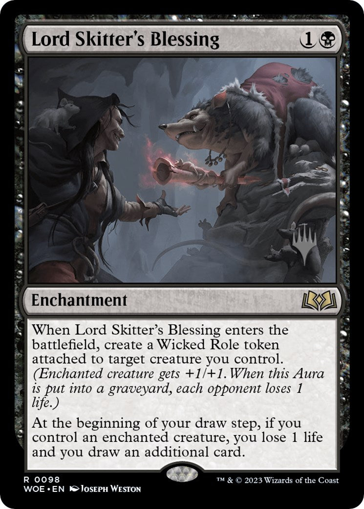 Lord Skitter's Blessing (Promo Pack) [Wilds of Eldraine Promos] | Gam3 Escape