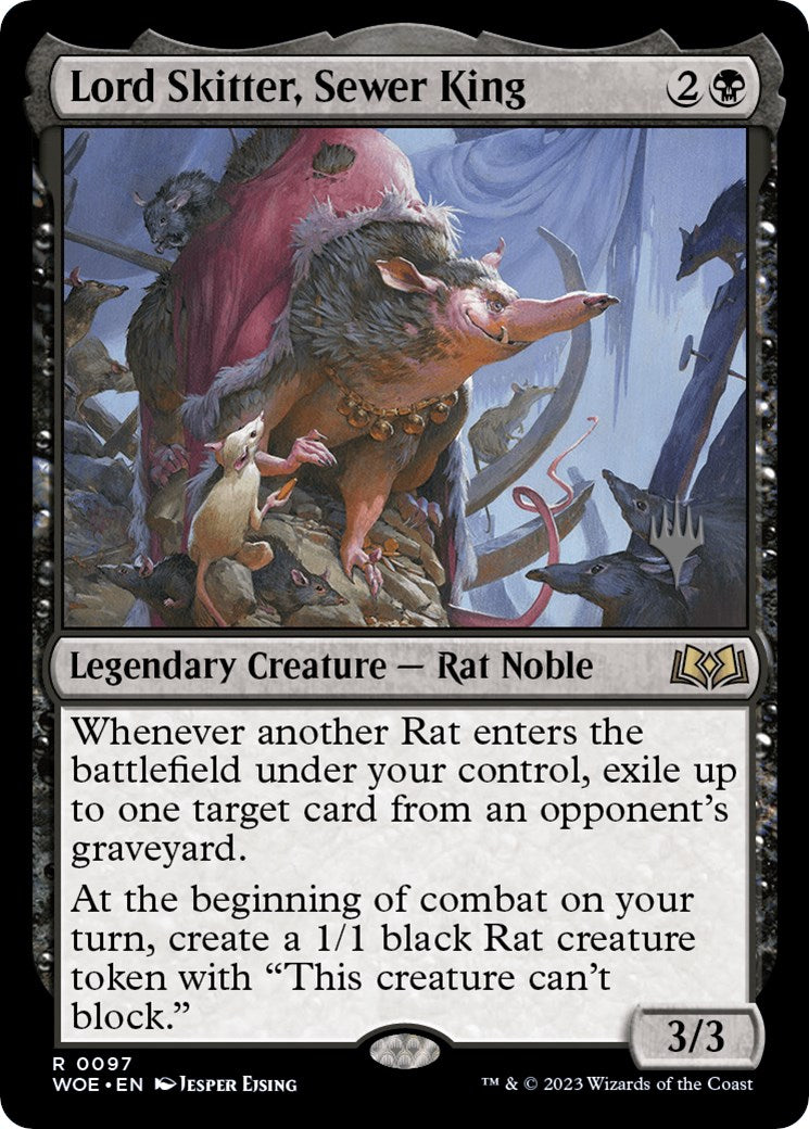 Lord Skitter, Sewer King (Promo Pack) [Wilds of Eldraine Promos] | Gam3 Escape