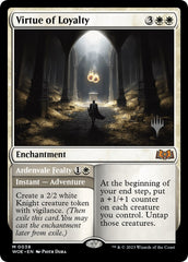 Virtue of Loyalty // Ardenvale Fealty (Promo Pack) [Wilds of Eldraine Promos] | Gam3 Escape