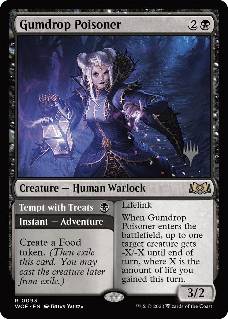 Gumdrop Poisoner // Gumdrop Poisoner (Promo Pack) [Wilds of Eldraine Promos] | Gam3 Escape
