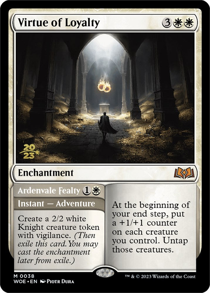 Virtue of Loyalty // Ardenvale Fealty (Promo Pack) [Wilds of Eldraine Promos] | Gam3 Escape