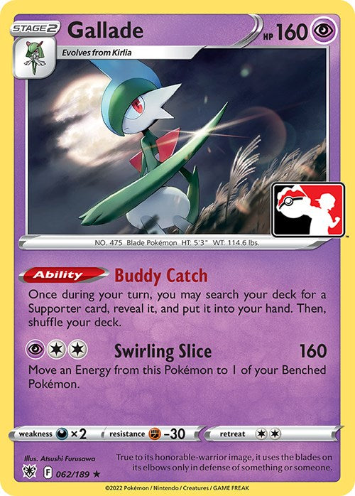 Gallade (062/189) [Prize Pack Series Three] | Gam3 Escape