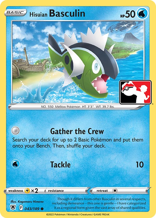 Hisuian Basculin (043/189) [Prize Pack Series Three] | Gam3 Escape