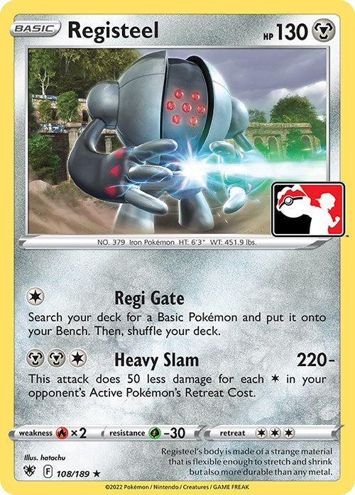 Registeel (108/189) [Prize Pack Series Three] | Gam3 Escape