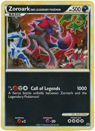 Zoroark and Legendary Pokemon (Jumbo Card) [Miscellaneous Cards] | Gam3 Escape