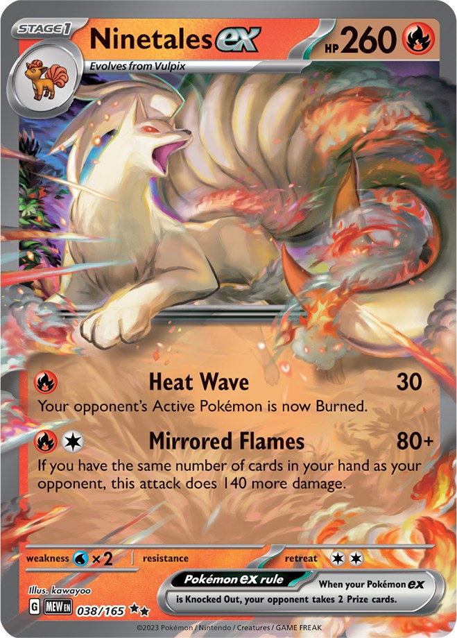 Ninetales ex (038/165) [Scarlet & Violet: 151] | Gam3 Escape