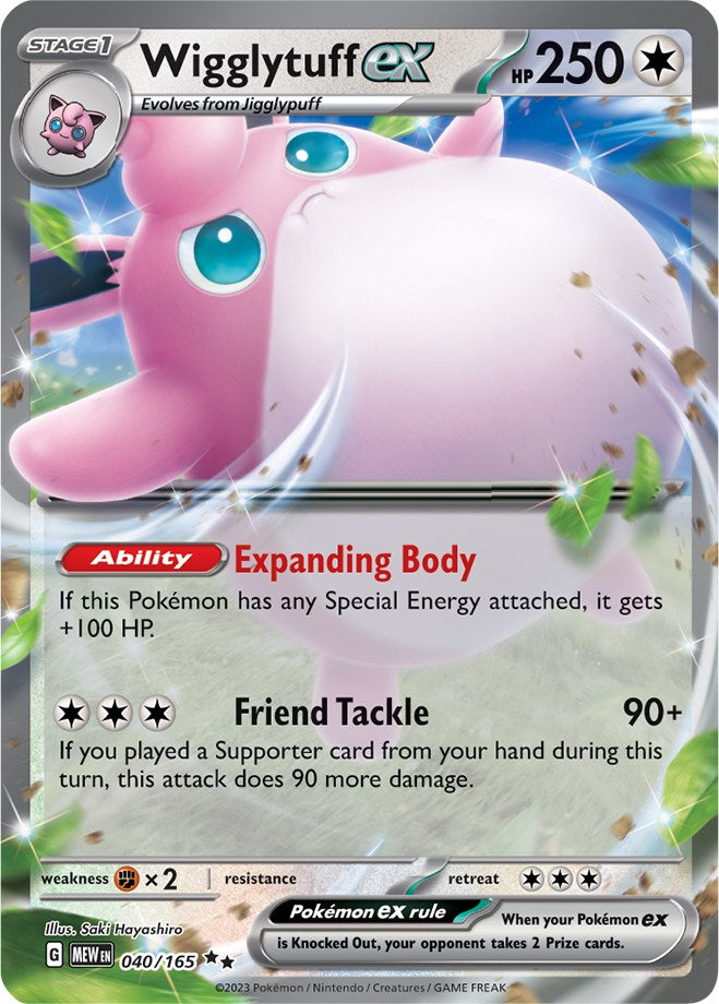 Wigglytuff ex (040/165) [Scarlet & Violet: 151] | Gam3 Escape