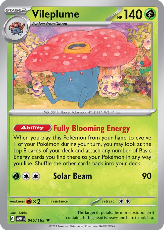 Vileplume (045/165) [Scarlet & Violet 151] | Gam3 Escape