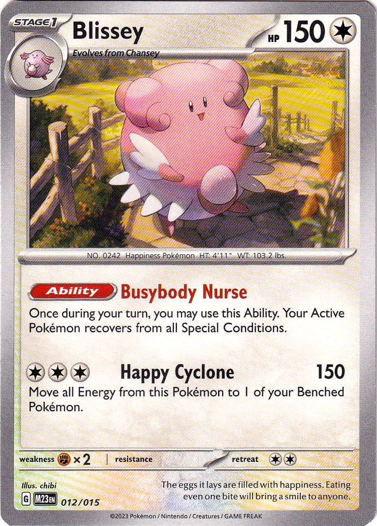 Blissey (012/015) [McDonald's Promos: 2023 Collection] | Gam3 Escape