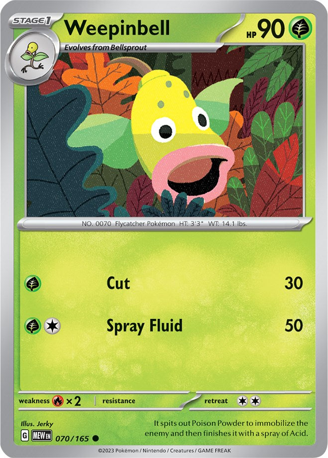 Weepinbell (070/165) [Scarlet & Violet 151] | Gam3 Escape