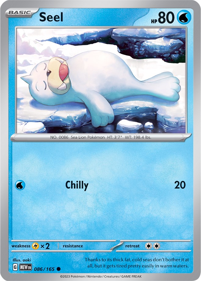 Seel (086/165) [Scarlet & Violet 151] | Gam3 Escape