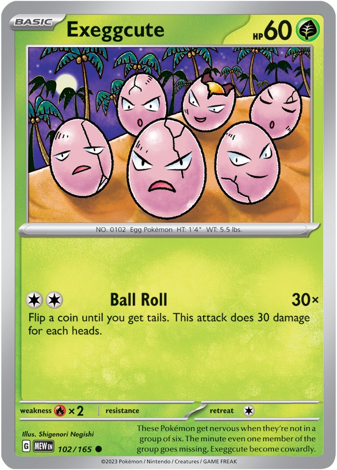 Exeggcute (102/165) [Scarlet & Violet 151] | Gam3 Escape