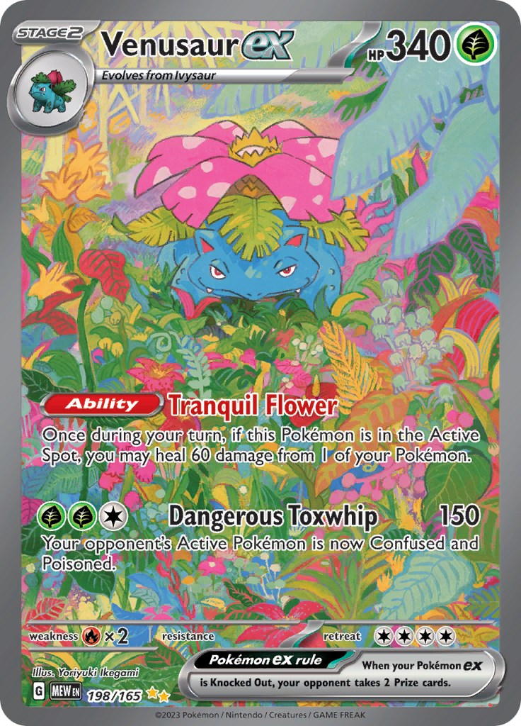 Venusaur ex (198/165) [Scarlet & Violet: 151] | Gam3 Escape