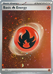 Basic Fire Energy (002) (Cosmos Holo) [Scarlet & Violet: Base Set] | Gam3 Escape