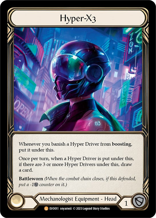 Hyper-X3 [EVO011] (Bright Lights)  Rainbow Foil | Gam3 Escape